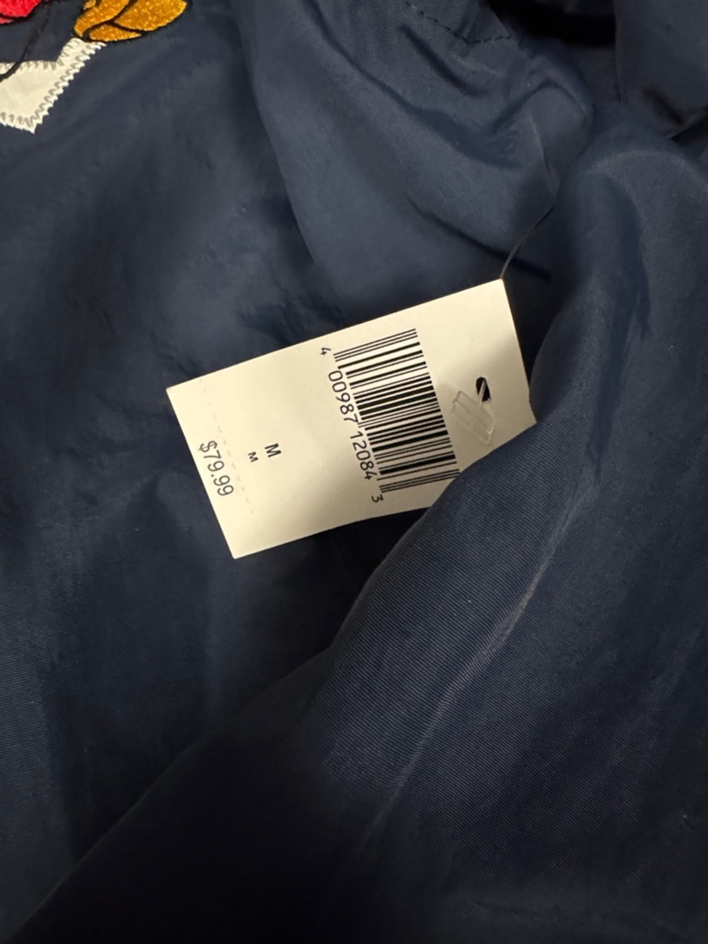 Navy Mickey Mouse Zip-Front Bomber Jacket - Picture 2 of 5